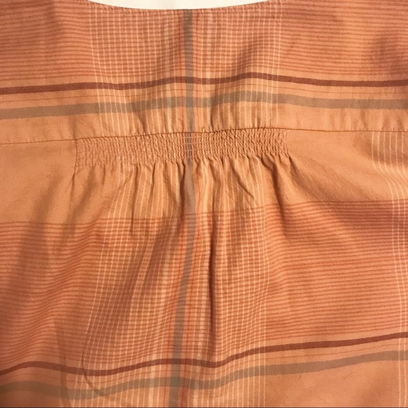 Madewell Plaid Peasant top - Picture 8 of 8